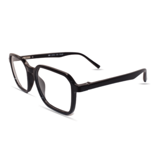 Classic Black Bold Square Eyeglass Frame