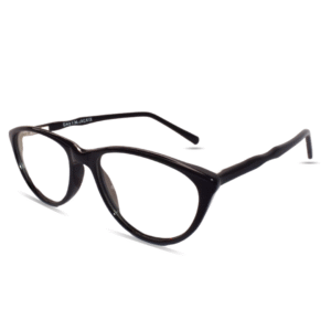 Classic Black Oval Eyeglasses Frame – Lightweight Full-Rim Optical Glasses for Men & Women
