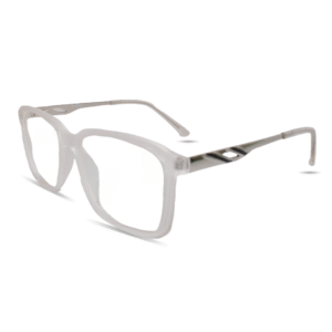 Frosted Clear Square Eyeglasses Frame – Lightweight Transparent Optical Glasses for Men & Women