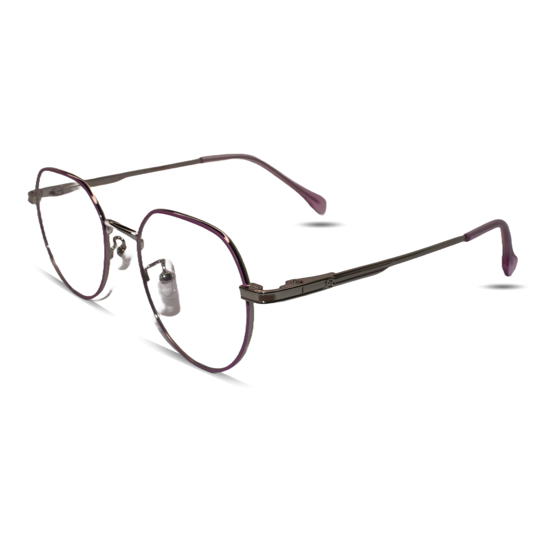 Pink Metal Lightweight Round Frame for Women - Image 2